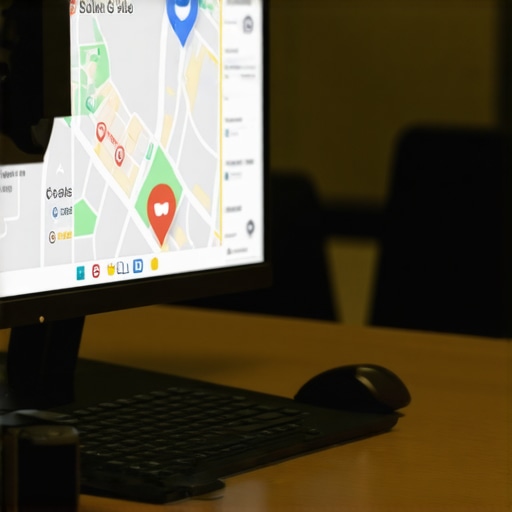 Enhanced Local SEO Profile in Bakersfield Business owner working on Google Maps optimization with schema markup and reviews in Bakersfield