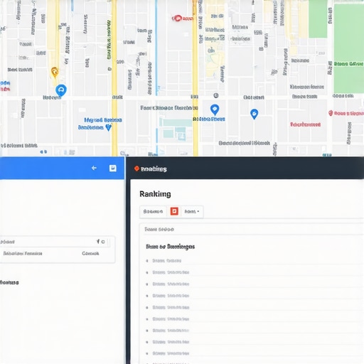 Dashboard showing local SEO performance metrics for Bakersfield business