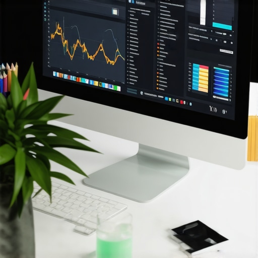 SEO Tools for Local Success in Bakersfield A person analyzing local SEO data on a computer screen with graphs and maps.