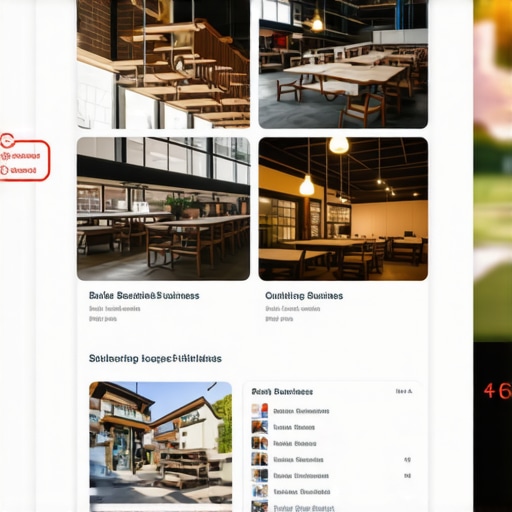 Screenshot showing a comprehensive Google My Business profile with complete information and photos.