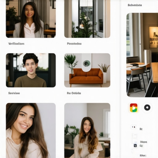 Google My Business dashboard displaying verification, reviews, and photo management features.